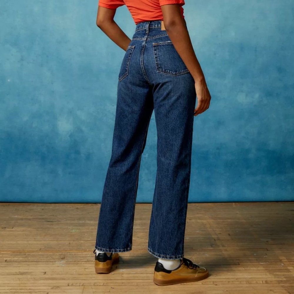 BDG High-Waisted Cowboy Jean in Vintage Denim Dark